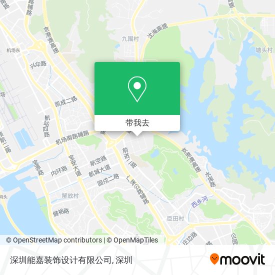 深圳能嘉装饰设计有限公司地图