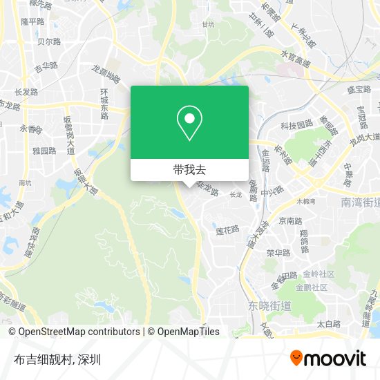 布吉细靓村地图