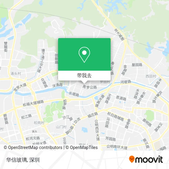 华信玻璃地图