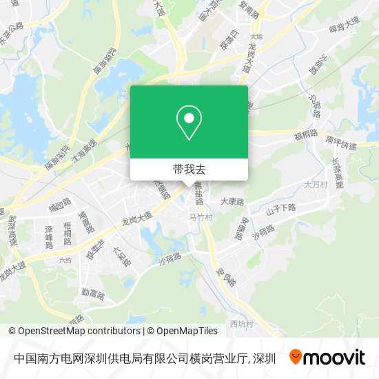 中国南方电网深圳供电局有限公司横岗营业厅地图