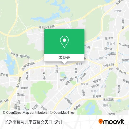 长兴南路与龙平西路交叉口地图