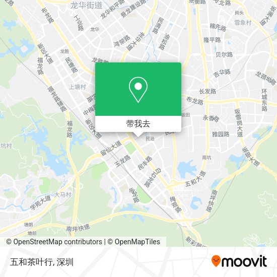 五和茶叶行地图