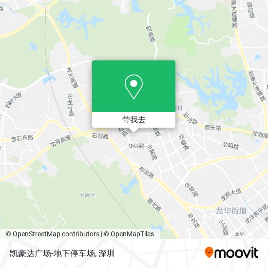 凯豪达广场-地下停车场地图