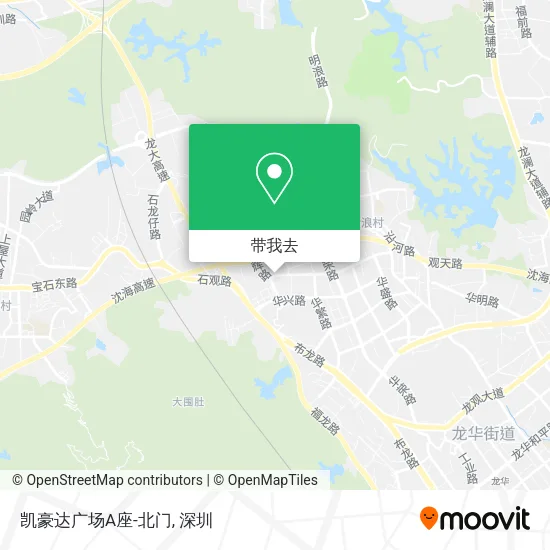 凯豪达广场A座-北门地图