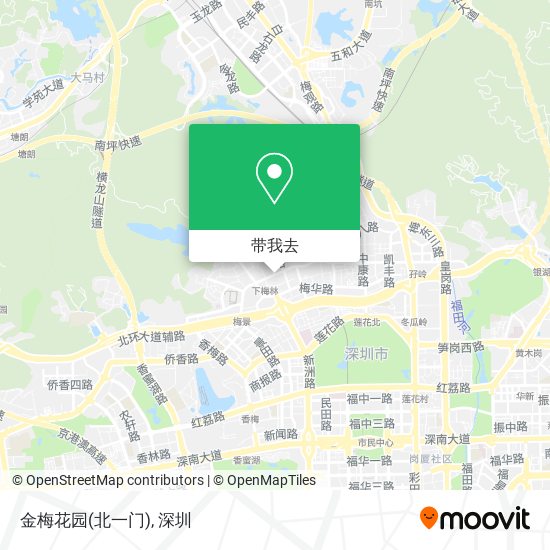 金梅花园(北一门)地图