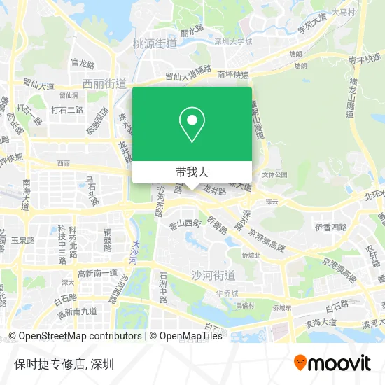 保时捷专修店地图