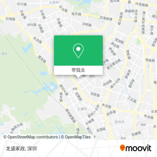 龙盛家政地图