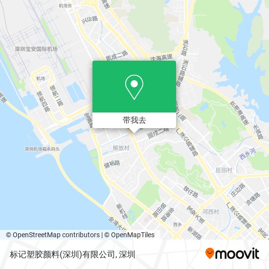 标记塑胶颜料(深圳)有限公司地图