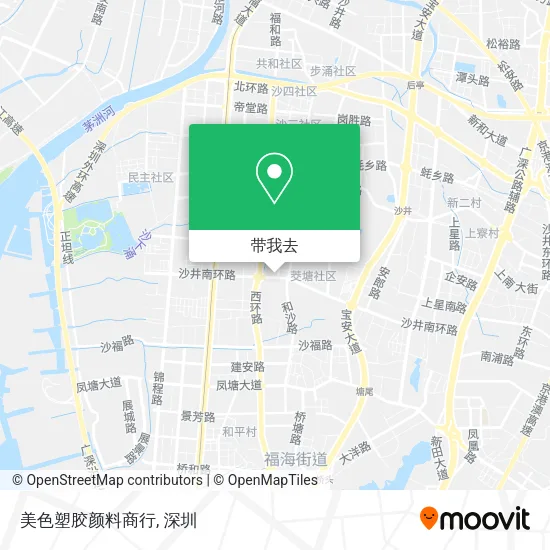 美色塑胶颜料商行地图