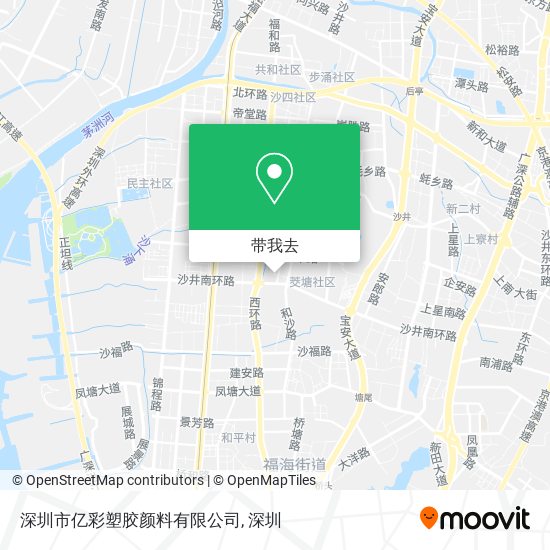 深圳市亿彩塑胶颜料有限公司地图