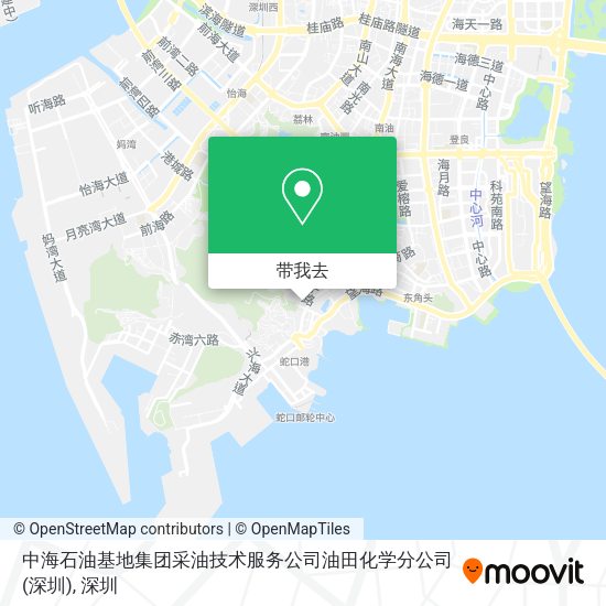 中海石油基地集团采油技术服务公司油田化学分公司(深圳)地图