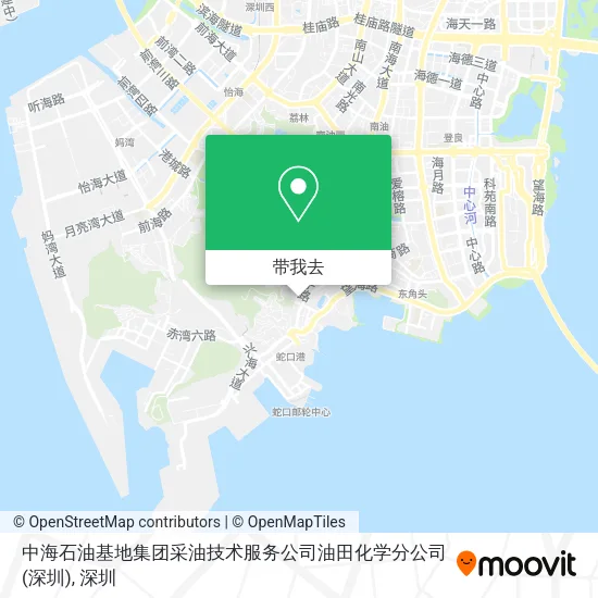 中海石油基地集团采油技术服务公司油田化学分公司(深圳)地图