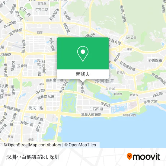 深圳小白鸽舞蹈团地图