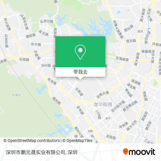 深圳市鹏元晟实业有限公司地图