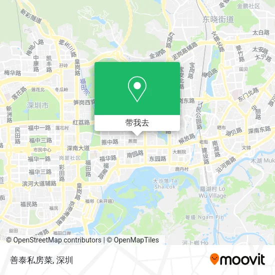 善泰私房菜地图