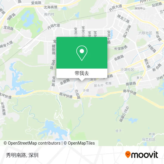 秀明南路地图