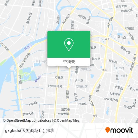 gxgkids(天虹商场店)地图