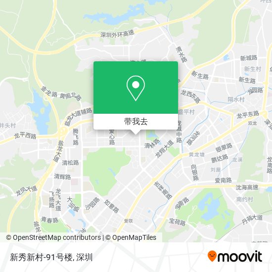 新秀新村-91号楼地图