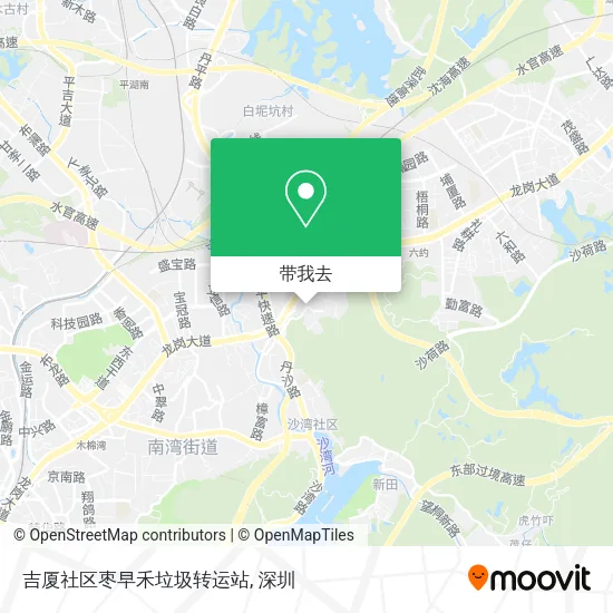 吉厦社区枣早禾垃圾转运站地图