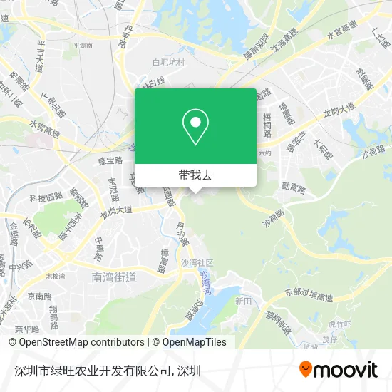 深圳市绿旺农业开发有限公司地图