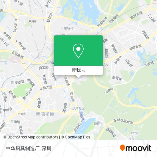 中华厨具制造厂地图