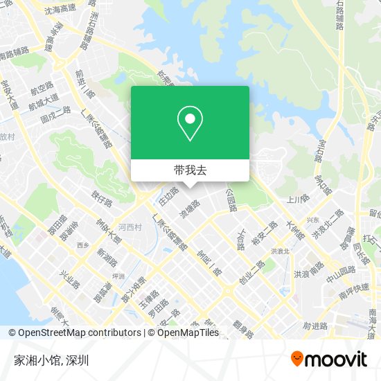 家湘小馆地图