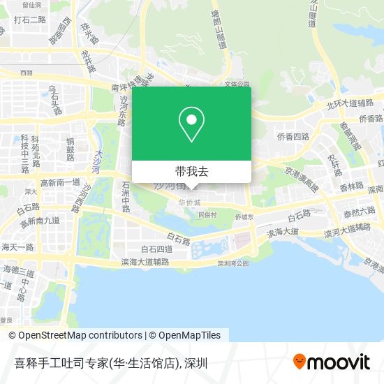 喜释手工吐司专家(华·生活馆店)地图