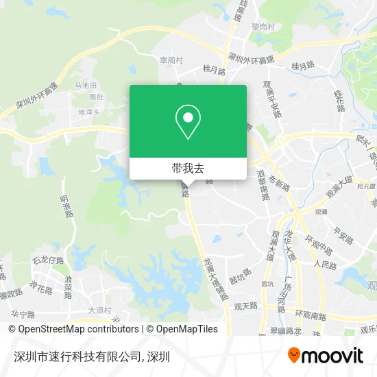 深圳市速行科技有限公司地图