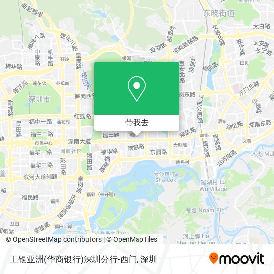 工银亚洲(华商银行)深圳分行-西门地图