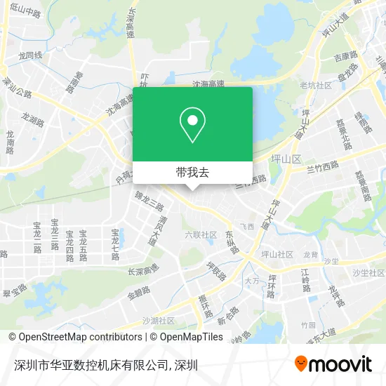 深圳市华亚数控机床有限公司地图