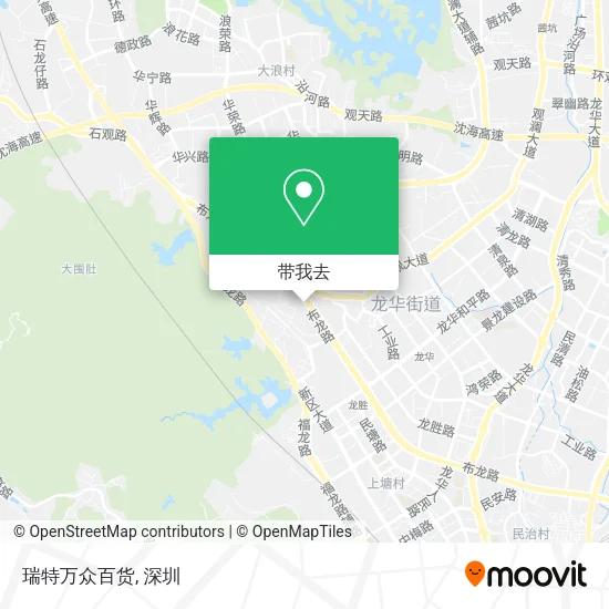 瑞特万众百货地图