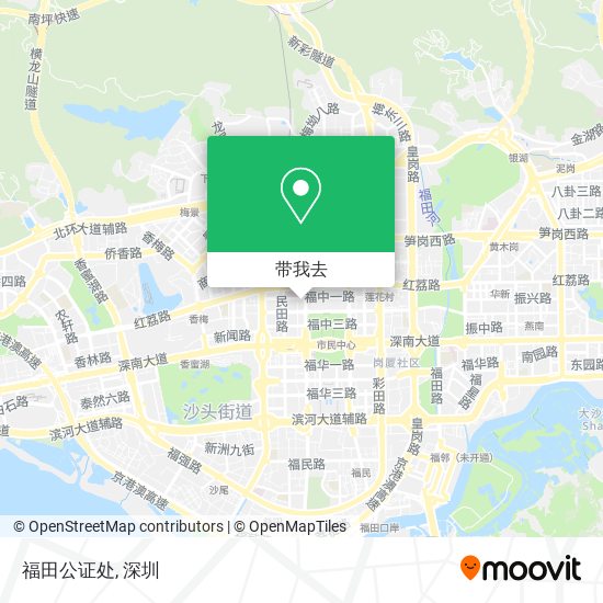 福田公证处地图