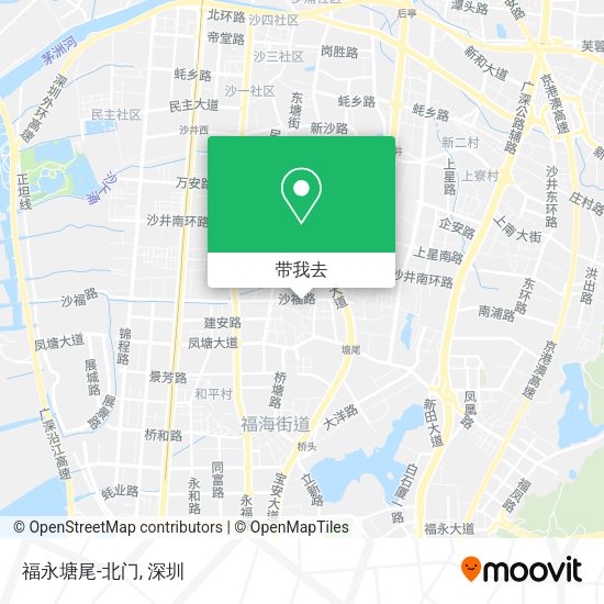 福永塘尾-北门地图