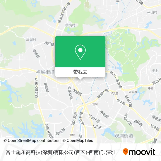 富士施乐高科技(深圳)有限公司(西区)-西南门地图
