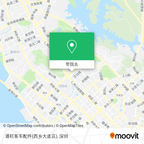 通旺客车配件(西乡大道店)地图