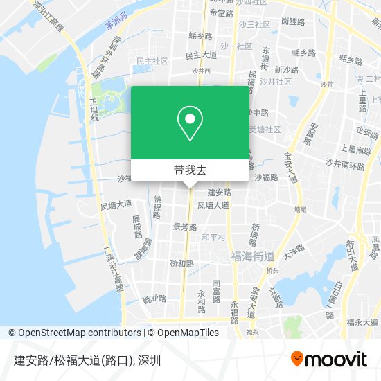 建安路/松福大道(路口)地图