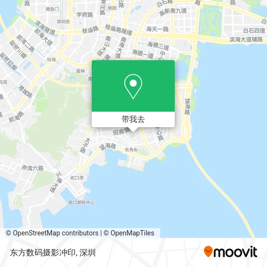 东方数码摄影冲印地图