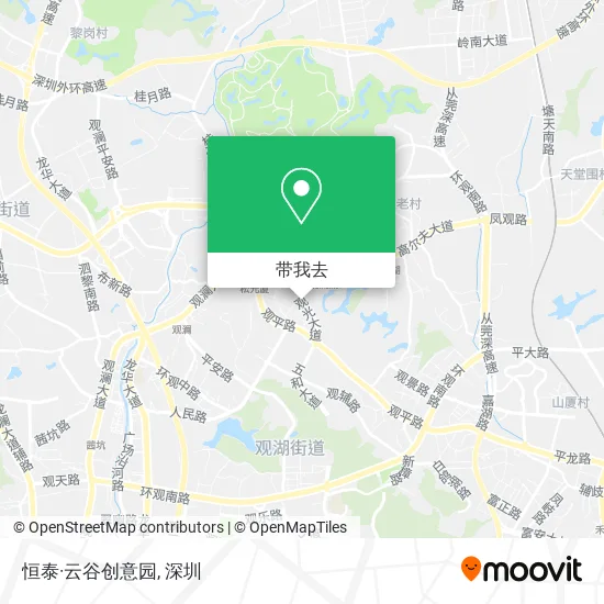 恒泰·云谷创意园地图