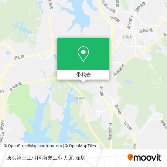 塘头第三工业区南岗工业大厦地图