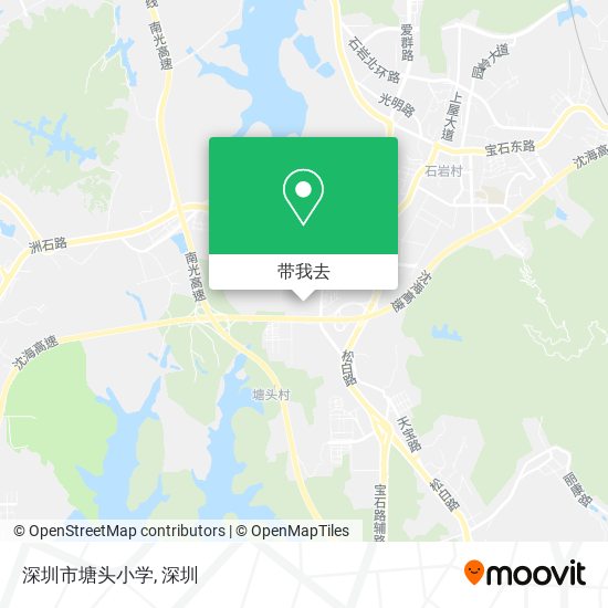 深圳市塘头小学地图