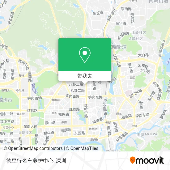德星行名车养护中心地图