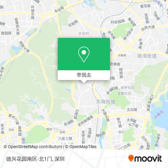 德兴花园南区-北1门地图
