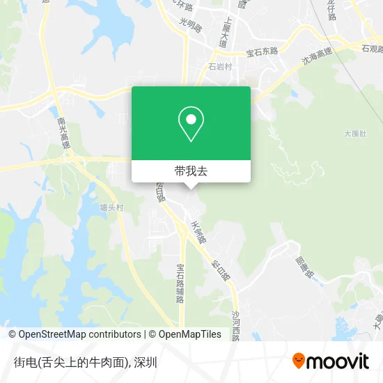 街电(舌尖上的牛肉面)地图