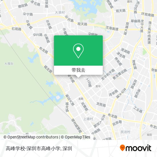 高峰学校-深圳市高峰小学地图