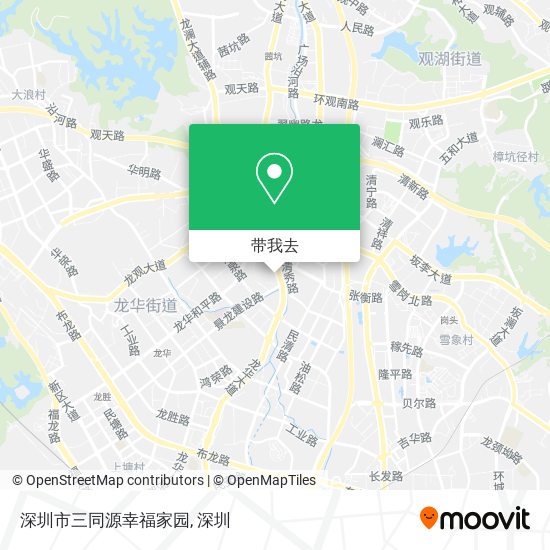 深圳市三同源幸福家园地图