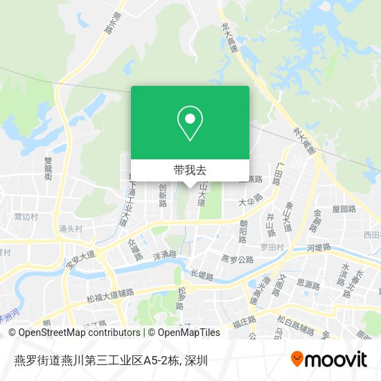 燕罗街道燕川第三工业区A5-2栋地图