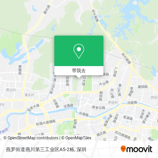 燕罗街道燕川第三工业区A5-2栋地图