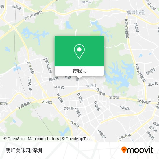 明旺美味园地图