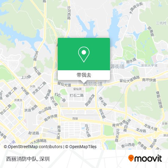 西丽消防中队地图