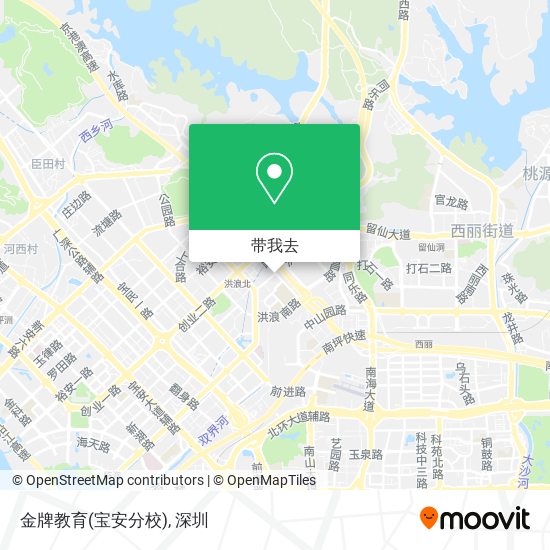 金牌教育(宝安分校)地图